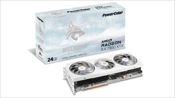 白色A卡旗舰 撼讯推出RX7900XTX暗黑犬白色版