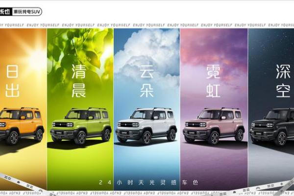 潮玩纯电SUV，宝骏悦也发布5种年轻车色