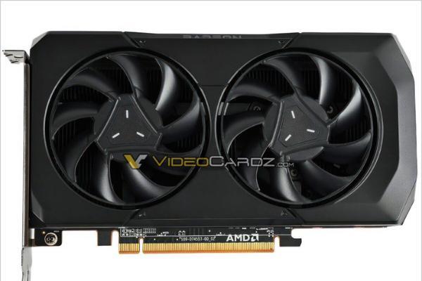 AMD RX7600公版卡图片曝光：双风扇设计，双槽厚度