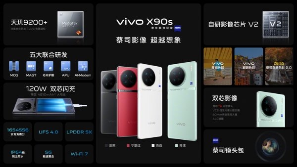 vivo X90s 3999元起正式开售：清爽夏日配色来袭，解锁全新质感影调