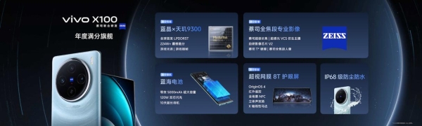 蔡司影像，心临其境 vivo X100系列正式发布