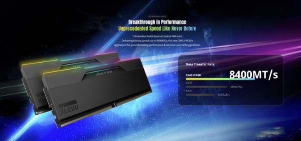 DIY高端新装备，科赋发布DDR5-8400MHz 2×24GB内存套装
