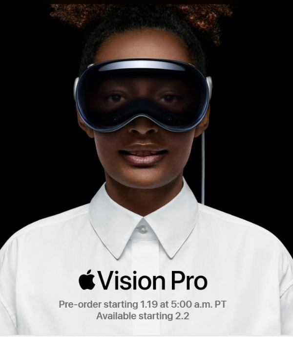倒计时开启！苹果Vision Pro将于2月2日在美国上市