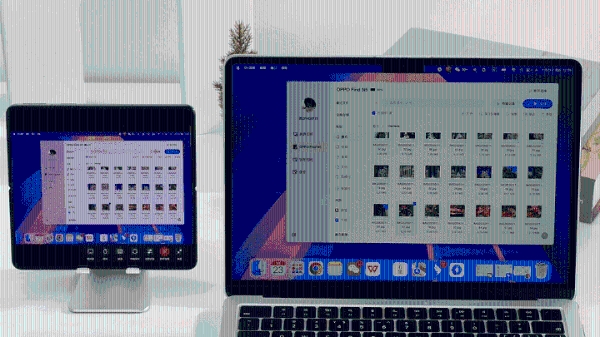 果粉必备折叠屏！OPPO Find N5可以远程控制Mac