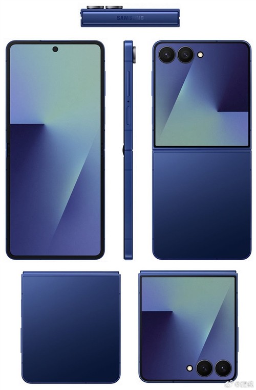 搭载自研Exynos 2500芯片 三星Galaxy Z Flip7外观与配色曝光