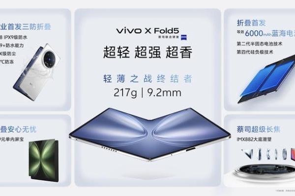 轻盈防护两不误 vivo X Fold5重塑折叠屏手机新标准