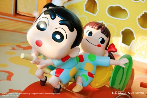 蜡笔小新与不二家首次联动，快闪登陆LaLaport上海金桥
